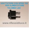 Artemide adattatore a spina Italiana 10A+T 