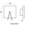 DIMENSIONI TRECILUCE WING 30 PARETE