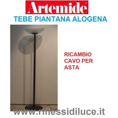 Artemide cavo per asta ricambio per piantana tebe