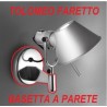 Artemide ricambio basetta a parete per tolomeo faretto