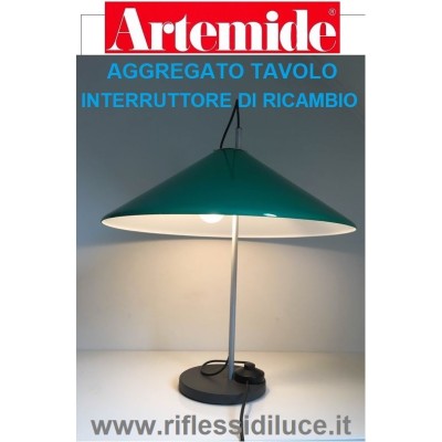 Artemide interruttore con cavo ricambio aggregato tavolo