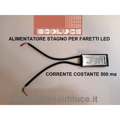 Egoluce alimentatore corrente costante 500 ma 14W IP67 stagno