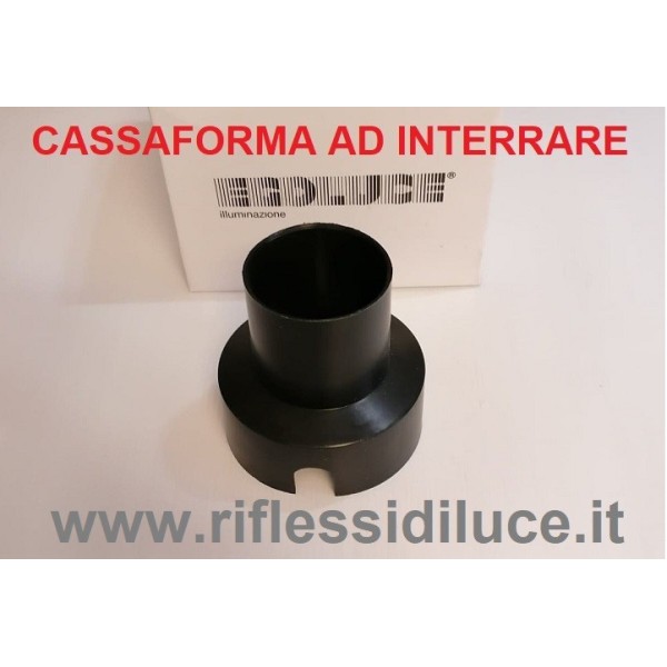 Egoluce cassaforma drenante con foro 6 cm per faretti led 