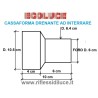 Egoluce cassaforma drenante ad interrare con foro 6 cm per faretti led 