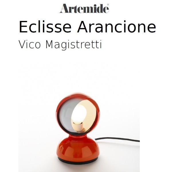 Artemide eclisse arancione