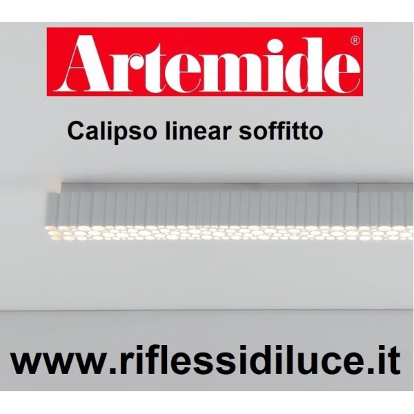 Artemide calipso linear 180 soffitto 63 w led 3000K