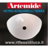 Artemide acquarelli vetro opalino ricambio originale