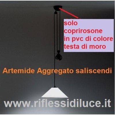 Artemide coprirosone di ricambio per rosone agrregato saliscendi e sospensione