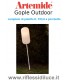 Artemide gople outdoor corpo lampada completo di paletto H. 103,8 e picchetto