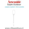 Artemide gople outdoor completo di paletto H 103,8 cm e picchetto per terreno