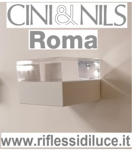 Cini & Nils roma lampada da parete bianca 