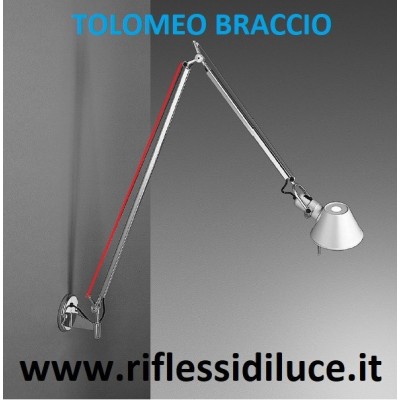 Artemide tolomeo braccio ricambio cavo di acciaio primo braccio inferiore