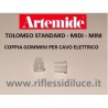 Artemide Tolomeo standard ricambio coppia gommini per cavo elettrico