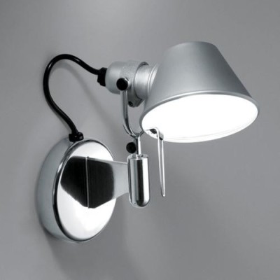 Artemide Tolomeo micro faretto alluminio halo eco E14 46W - senza interruttore 