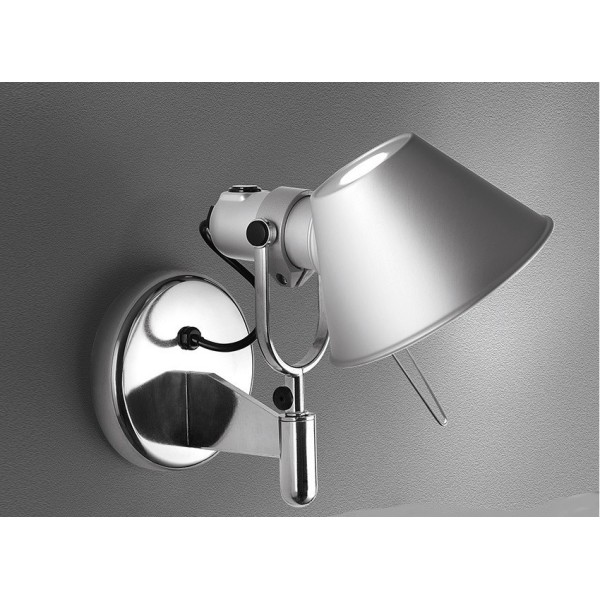 Artemide tolomeo faretto parete senza interruttore