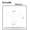 Artemide nesso dimensioni