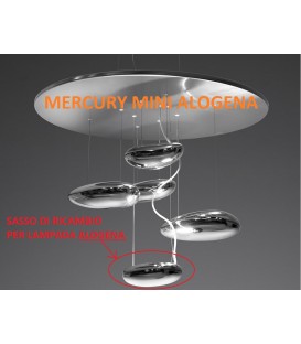 Artemide mercury mini sasso elettrificato di ricambio per versione alogena