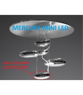 Artemide mercury mini sasso elettrificato di ricambio per versione LED 29W