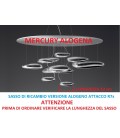 Artemide sasso lunghezza 52 cm elettrificato ricambio per mercury alogeno