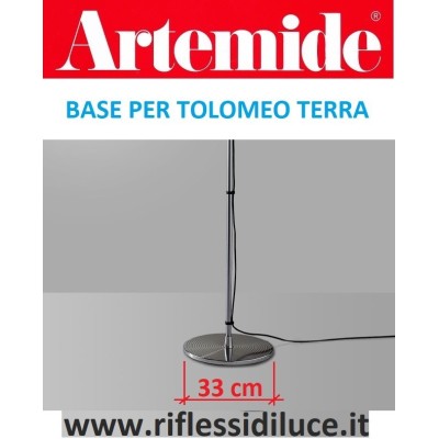 Artemide ricambio Tolomeo terra, base e asta