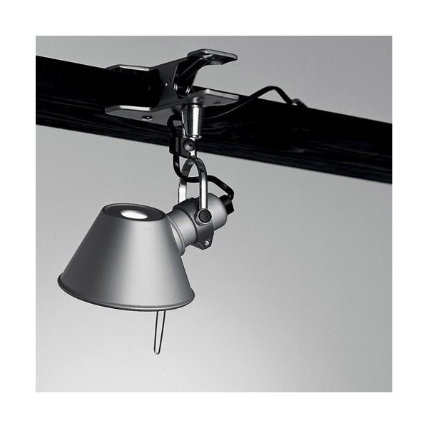 Artemide Tolomeo micro pinza - Halo Alluminio E14 46W