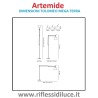 Artemide tolomeo mega terra dimensioni