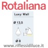 Rotaliana Luxy parete W0 dimensioni