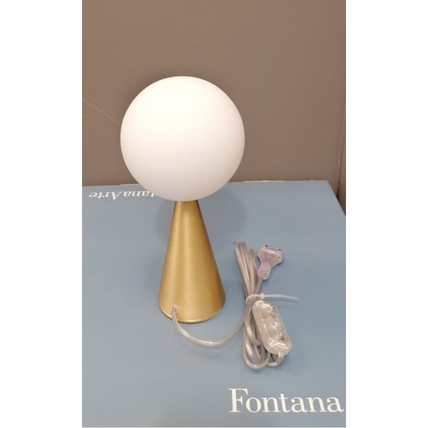 Fontana Arte Bilia mini base ottone spazzolato