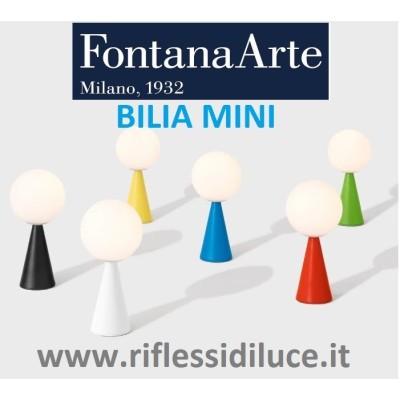 Fontana Arte Bilia mini base vari colori