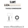 Slamp liza tavolo dimensioni