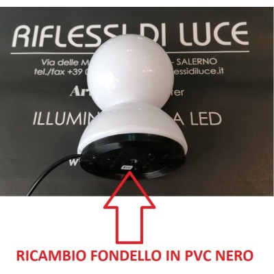 Artemide ricambio Eclisse fondello in pvc nero