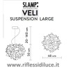 Slamp veli lampadario large dimensioni