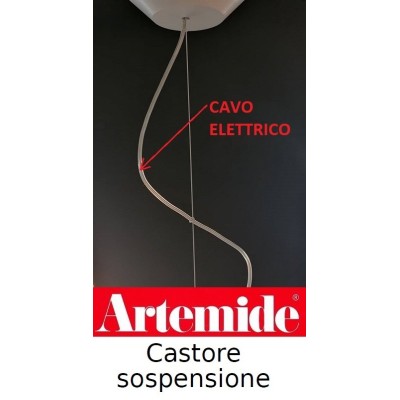 Artemide cavo elettrico di ricambio per Castore sospensione diametri 25 - 35 - 35 cm