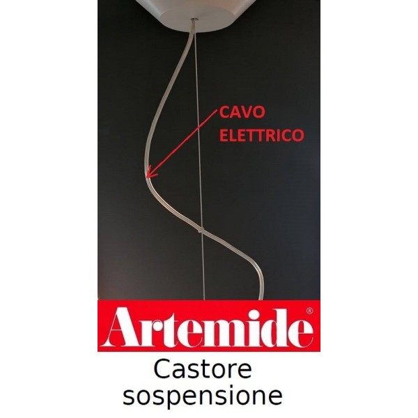 Artemide cavo elettrico di ricambio per Castore sospensione diametri 25 - 35 - 35 cm