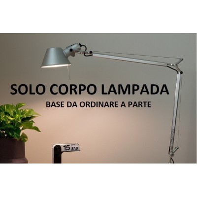 Artemide Tolomeo mini colore alluminio lampada alogena SOLO CORPO LAMPADA