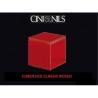 Cini & Nils cuboluce rosso lucido con lampadina led e14 3W