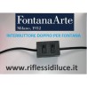 Fontana Arte interruttore a basetta a due vie per lume fontana