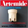 Artemide portalampada in porcellana di ricambio per logico mini