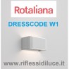 Rotaliana dresscode W1 bianca led 16W 3000° K dimmer