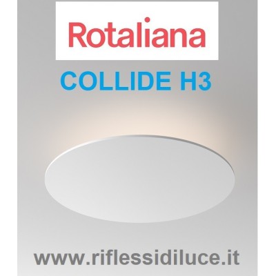 Rotaliana collide H3 bianco led 51W 3000° K dimmer