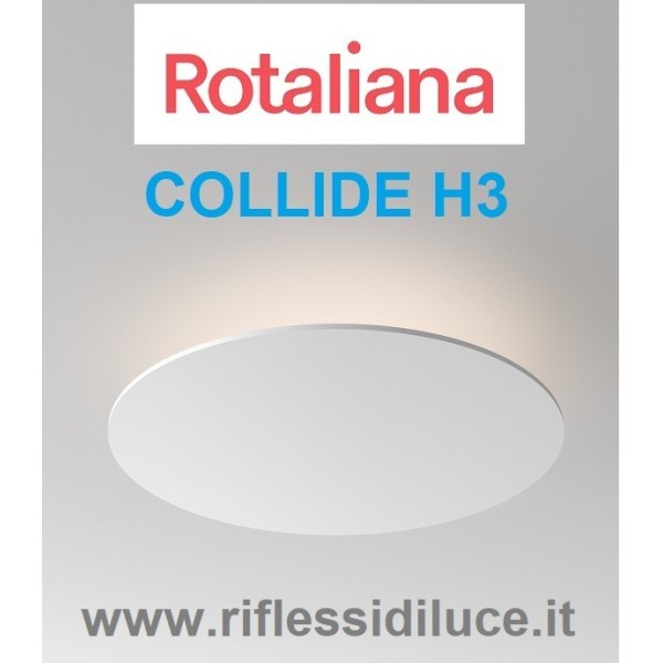 Rotaliana collide H3 bianco led 51W 3000° K dimmer