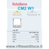 Rotaliana applique CM2 W1 dimensioni