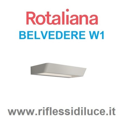 Rotaliana Belvedere W1 champagne led 3000° K on/off