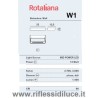 Rotaliana applique Belvedere W1 dimensioni