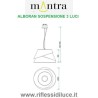 Mantra sospensione Alboran diametro 53 cm dimensioni