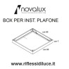 Novalux box contenitore a soffitto per pannelli led 60X60