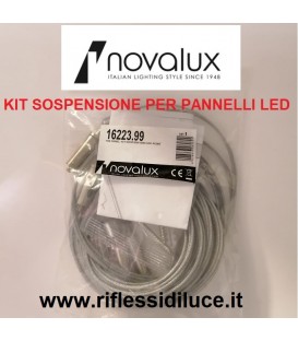 Novalux kit accessori per sospensione pannelli led serie the panel