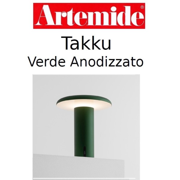 Artemide Takku verde anodizzato