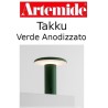 Artemide Takku verde anodizzato