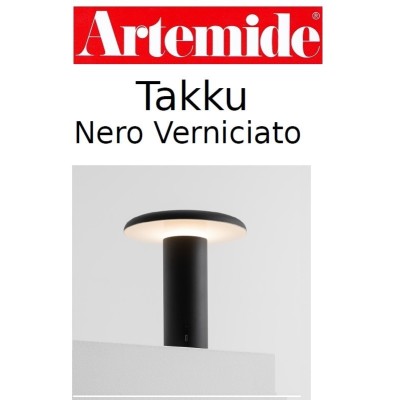 Artemide Takku nero verniciato